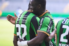 20250726 GAIS Ibrahim Diabate under fotbollsmatchen mellan GAIS och Halmstads BK i Allsvenskan den 16 juli 2025 på Gamla Ullevi i Göteborg.