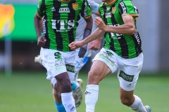 20250726 GAIS Amin Boudri under fotbollsmatchen mellan GAIS och Halmstads BK i Allsvenskan den 16 juli 2025 på Gamla Ullevi i Göteborg.