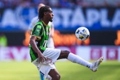 20250726 GAIS Harun Ibrahim under fotbollsmatchen mellan GAIS och Halmstads BK i Allsvenskan den 16 juli 2025 på Gamla Ullevi i Göteborg.