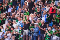 20250726 Publik under fotbollsmatchen mellan GAIS och Halmstads BK i Allsvenskan den 16 juli 2025 på Gamla Ullevi i Göteborg.