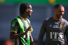 20250726 GAIS Harun Ibrahim under fotbollsmatchen mellan GAIS och Halmstads BK i Allsvenskan den 16 juli 2025 på Gamla Ullevi i Göteborg.