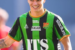 20250726 GAIS Lucas Hedlund under fotbollsmatchen mellan GAIS och Halmstads BK i Allsvenskan den 16 juli 2025 på Gamla Ullevi i Göteborg.
