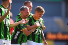 20250726 GAIS Kevin Holmén och Jonas Lindberg under fotbollsmatchen mellan GAIS och Halmstads BK i Allsvenskan den 16 juli 2025 på Gamla Ullevi i Göteborg.