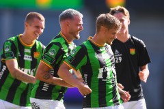 20250726 GAIS Kevin Holmén och Jonas Lindberg under fotbollsmatchen mellan GAIS och Halmstads BK i Allsvenskan den 16 juli 2025 på Gamla Ullevi i Göteborg.