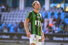 20250726 GAIS August Wängberg under fotbollsmatchen mellan GAIS och Halmstads BK i Allsvenskan den 16 juli 2025 på Gamla Ullevi i Göteborg.