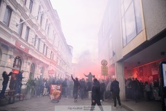 20240707 GAIS supportrar inför fotbollsmatchen i Allsvenskan mellan GAIS och Hammarby IF den 7 Juli 2024 på Gamla Ullevi i Göteborg.