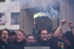 20240707 GAIS supportrar inför fotbollsmatchen i Allsvenskan mellan GAIS och Hammarby IF den 7 Juli 2024 på Gamla Ullevi i Göteborg.
