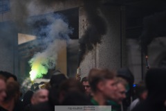 20240707 GAIS supportrar inför fotbollsmatchen i Allsvenskan mellan GAIS och Hammarby IF den 7 Juli 2024 på Gamla Ullevi i Göteborg.