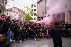 20240707 GAIS supportrar inför fotbollsmatchen i Allsvenskan mellan GAIS och Hammarby IF den 7 Juli 2024 på Gamla Ullevi i Göteborg.
