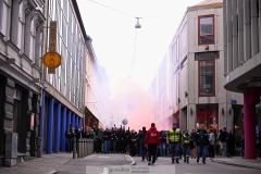 20240707 GAIS supportrar inför fotbollsmatchen i Allsvenskan mellan GAIS och Hammarby IF den 7 Juli 2024 på Gamla Ullevi i Göteborg.