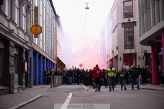 20240707 GAIS supportrar inför fotbollsmatchen i Allsvenskan mellan GAIS och Hammarby IF den 7 Juli 2024 på Gamla Ullevi i Göteborg.