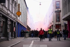 20240707 GAIS supportrar inför fotbollsmatchen i Allsvenskan mellan GAIS och Hammarby IF den 7 Juli 2024 på Gamla Ullevi i Göteborg.