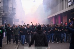 20240707 GAIS supportrar inför fotbollsmatchen i Allsvenskan mellan GAIS och Hammarby IF den 7 Juli 2024 på Gamla Ullevi i Göteborg.