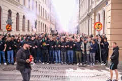 20240707 GAIS supportrar inför fotbollsmatchen i Allsvenskan mellan GAIS och Hammarby IF den 7 Juli 2024 på Gamla Ullevi i Göteborg.