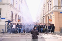 20240707 GAIS supportrar inför fotbollsmatchen i Allsvenskan mellan GAIS och Hammarby IF den 7 Juli 2024 på Gamla Ullevi i Göteborg.