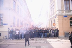 20240707 GAIS supportrar inför fotbollsmatchen i Allsvenskan mellan GAIS och Hammarby IF den 7 Juli 2024 på Gamla Ullevi i Göteborg.