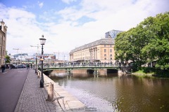 20240707 GAIS supportrar inför fotbollsmatchen i Allsvenskan mellan GAIS och Hammarby IF den 7 Juli 2024 på Gamla Ullevi i Göteborg.