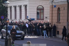 20240707 GAIS supportrar inför fotbollsmatchen i Allsvenskan mellan GAIS och Hammarby IF den 7 Juli 2024 på Gamla Ullevi i Göteborg.