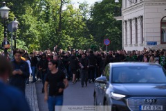 20240707 GAIS supportrar inför fotbollsmatchen i Allsvenskan mellan GAIS och Hammarby IF den 7 Juli 2024 på Gamla Ullevi i Göteborg.