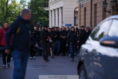 20240707 GAIS supportrar inför fotbollsmatchen i Allsvenskan mellan GAIS och Hammarby IF den 7 Juli 2024 på Gamla Ullevi i Göteborg.