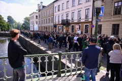 20240707 GAIS supportrar inför fotbollsmatchen i Allsvenskan mellan GAIS och Hammarby IF den 7 Juli 2024 på Gamla Ullevi i Göteborg.