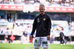 20240707 GAIS Filip Gustafsson under fotbollsmatchen i Allsvenskan mellan GAIS och Hammarby IF den 7 Juli 2024 på Gamla Ullevi i Göteborg.