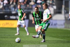 20240707 Hammarby IFs Hampus Skoglund under fotbollsmatchen i Allsvenskan mellan GAIS och Hammarby IF den 7 Juli 2024 på Gamla Ullevi i Göteborg.