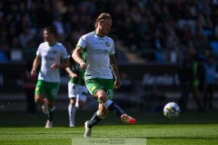 20240707 Hammarby IFs Victor Eriksson under fotbollsmatchen i Allsvenskan mellan GAIS och Hammarby IF den 7 Juli 2024 på Gamla Ullevi i Göteborg.