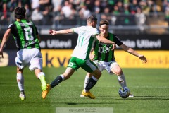 20240707 GAIS Robin Frej under fotbollsmatchen i Allsvenskan mellan GAIS och Hammarby IF den 7 Juli 2024 på Gamla Ullevi i Göteborg.