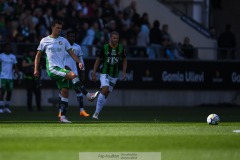 20240707 Hammarby IFs Pavle Vagić under fotbollsmatchen i Allsvenskan mellan GAIS och Hammarby IF den 7 Juli 2024 på Gamla Ullevi i Göteborg.