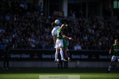20240707 GAIS Lucas Hedlund under fotbollsmatchen i Allsvenskan mellan GAIS och Hammarby IF den 7 Juli 2024 på Gamla Ullevi i Göteborg.
