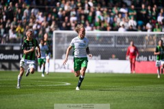 20240707 Hammarby IFs Tesfaldet Tekie under fotbollsmatchen i Allsvenskan mellan GAIS och Hammarby IF den 7 Juli 2024 på Gamla Ullevi i Göteborg.