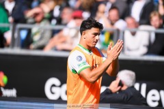 20240707 Hammarby IFs Jusef Erabi under fotbollsmatchen i Allsvenskan mellan GAIS och Hammarby IF den 7 Juli 2024 på Gamla Ullevi i Göteborg.