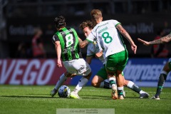 20240707 GAIS William Milovanovic under fotbollsmatchen i Allsvenskan mellan GAIS och Hammarby IF den 7 Juli 2024 på Gamla Ullevi i Göteborg.