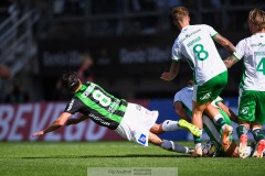 20240707 GAIS William Milovanovic under fotbollsmatchen i Allsvenskan mellan GAIS och Hammarby IF den 7 Juli 2024 på Gamla Ullevi i Göteborg.
