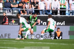 20240707 GAIS Mervan Celik under fotbollsmatchen i Allsvenskan mellan GAIS och Hammarby IF den 7 Juli 2024 på Gamla Ullevi i Göteborg.