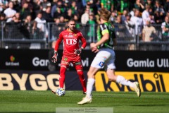 20240707 GAIS Mergim Krasniqi under fotbollsmatchen i Allsvenskan mellan GAIS och Hammarby IF den 7 Juli 2024 på Gamla Ullevi i Göteborg.