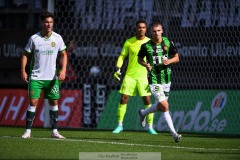 20240707 GAIS Lucas Hedlund under fotbollsmatchen i Allsvenskan mellan GAIS och Hammarby IF den 7 Juli 2024 på Gamla Ullevi i Göteborg.