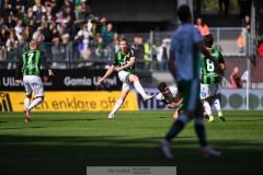 20240707 GAIS Robin Frej under fotbollsmatchen i Allsvenskan mellan GAIS och Hammarby IF den 7 Juli 2024 på Gamla Ullevi i Göteborg.