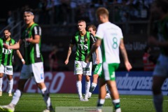 20240707 GAIS Lucas Hedlund under fotbollsmatchen i Allsvenskan mellan GAIS och Hammarby IF den 7 Juli 2024 på Gamla Ullevi i Göteborg.