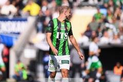 20240707 GAIS Gustav Lundgren under fotbollsmatchen i Allsvenskan mellan GAIS och Hammarby IF den 7 Juli 2024 på Gamla Ullevi i Göteborg.