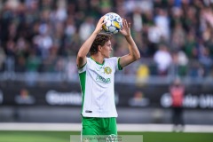 20240707 Hammarby IFs Hampus Skoglund under fotbollsmatchen i Allsvenskan mellan GAIS och Hammarby IF den 7 Juli 2024 på Gamla Ullevi i Göteborg.
