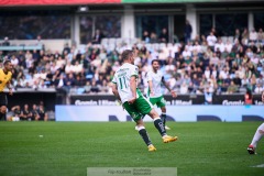 20240707 Hammarby IFs Oscar Johansson Schellhas under fotbollsmatchen i Allsvenskan mellan GAIS och Hammarby IF den 7 Juli 2024 på Gamla Ullevi i Göteborg.