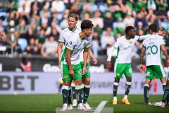 20240707 Hammarby IFs Victor Eriksson under fotbollsmatchen i Allsvenskan mellan GAIS och Hammarby IF den 7 Juli 2024 på Gamla Ullevi i Göteborg.