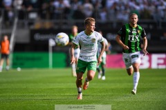 20240707 Hammarby IFs Victor Eriksson under fotbollsmatchen i Allsvenskan mellan GAIS och Hammarby IF den 7 Juli 2024 på Gamla Ullevi i Göteborg.