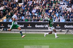 20240707 GAIS Chovanie Amatkarijo under fotbollsmatchen i Allsvenskan mellan GAIS och Hammarby IF den 7 Juli 2024 på Gamla Ullevi i Göteborg.