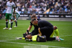 20240707 Hammarby IFs Oliver Dovin under fotbollsmatchen i Allsvenskan mellan GAIS och Hammarby IF den 7 Juli 2024 på Gamla Ullevi i Göteborg.