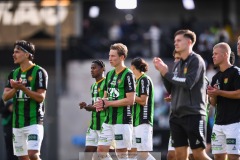 20240707 GAIS Robin Frej under fotbollsmatchen i Allsvenskan mellan GAIS och Hammarby IF den 7 Juli 2024 på Gamla Ullevi i Göteborg.