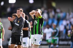 20240707 GAIS August Wängberg under fotbollsmatchen i Allsvenskan mellan GAIS och Hammarby IF den 7 Juli 2024 på Gamla Ullevi i Göteborg.