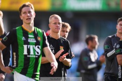 20240707 GAIS Filip Gustafsson under fotbollsmatchen i Allsvenskan mellan GAIS och Hammarby IF den 7 Juli 2024 på Gamla Ullevi i Göteborg.
